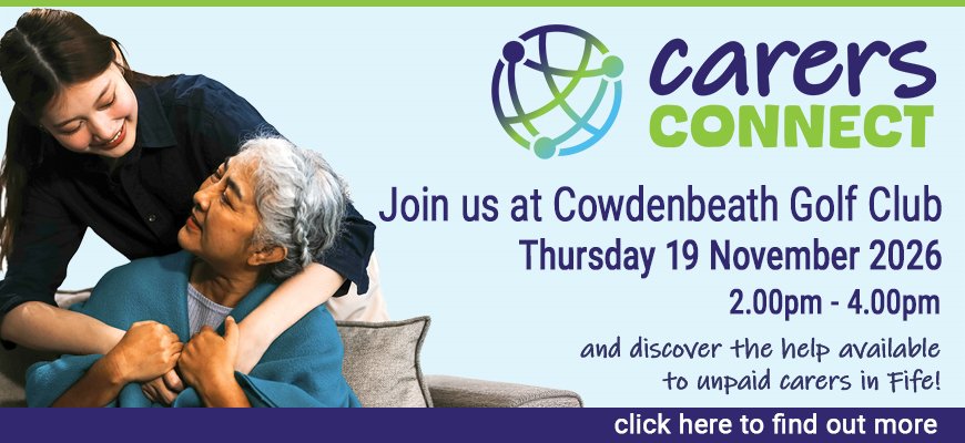 Join us for Carers Connect at Cowdenbeath Golf Club on 19 November