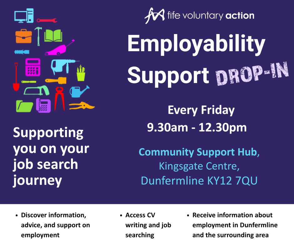 News: Employability Support Drop-in Service at Dunfermline Community ...